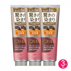 시에로 컬러 트리트먼트 전체용 내츄럴브라운 230g X3개 세트