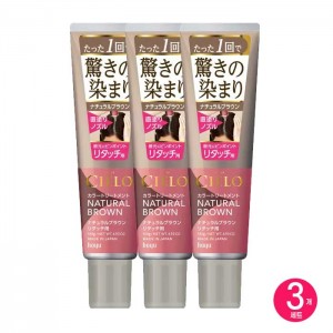 시에로 컬러 트리트먼트 뿌리염색용 내츄럴브라운 140g X3개 세트