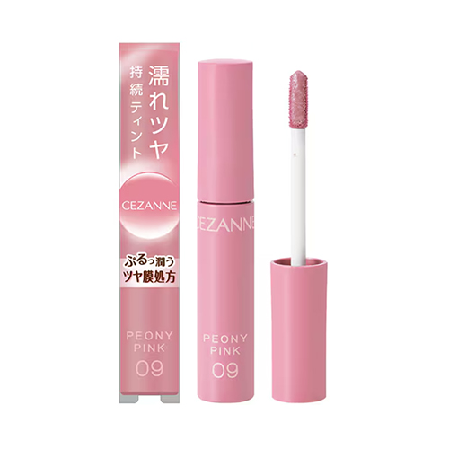 세잔느 (09 피오니핑크)  워터리 틴트 립 / 워터리 틴트 컵이나 마스크에도 색이 잘 묻지 않는 틴트 타입
