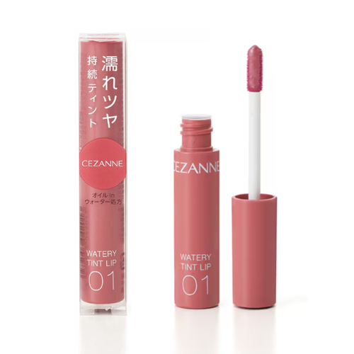세잔느 (01 내츄럴 핑크)  워터리 틴트 립 / 워터리 틴트 컵이나 마스크에도 색이 잘 묻지 않는 틴트 타입