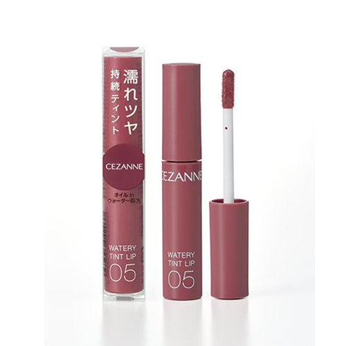 세잔느 (05 플럼 레드)  워터리 틴트 립 / 워터리 틴트 컵이나 마스크에도 색이 잘 묻지 않는 틴트 타입