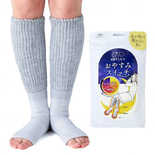 양말서플리 코타츠 굿나잇스위치 양말 그레이 22-25cm 214011 오카모토