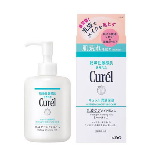 큐렐 윤침보습 밀크 케어 메이크업 리무버 200mL