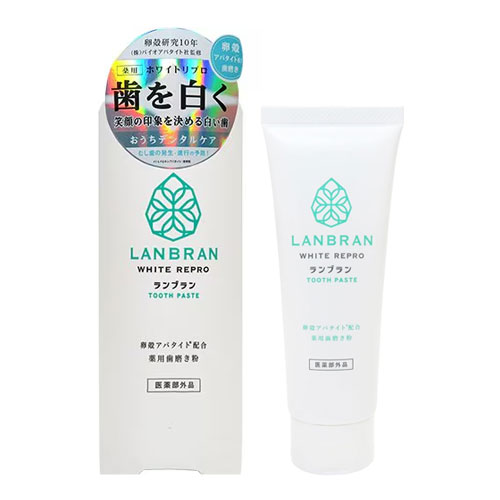 약용 란브란(LANBRAN) 화이트 리프로 100g 시트러스 민트향 화이트닝 치약  