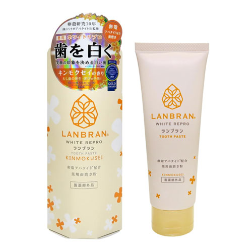 약용 란브란(LANBRAN) 화이트 리프로 100g 금목서 화이트닝 치약  