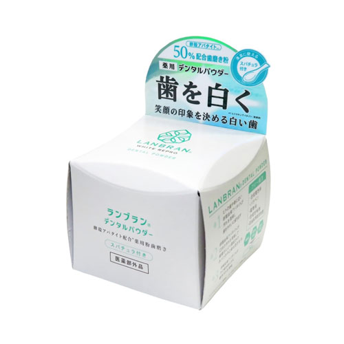 약용 란브란(LANBRAN) 덴탈 파우더 시트러스 민트 26g 화이트닝 파우더