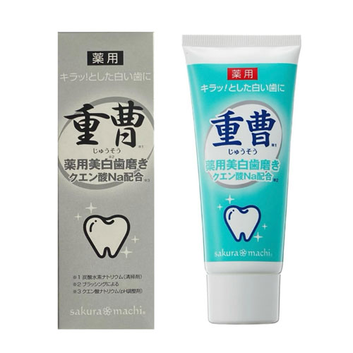 사쿠라마치  중조 × 구연산Na 약용 치약 80g