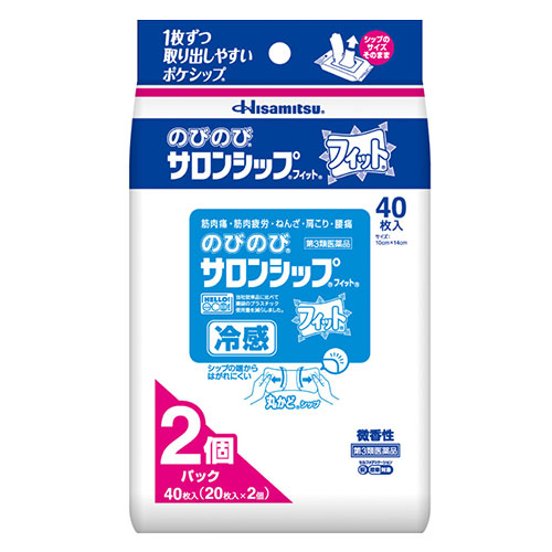 노비노비 샤론파스 핏 냉감 40매 (제3류 의약품)