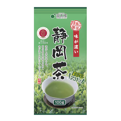 국타로 시즈오카현 녹차 진한 잎차 시즈오카차 100g