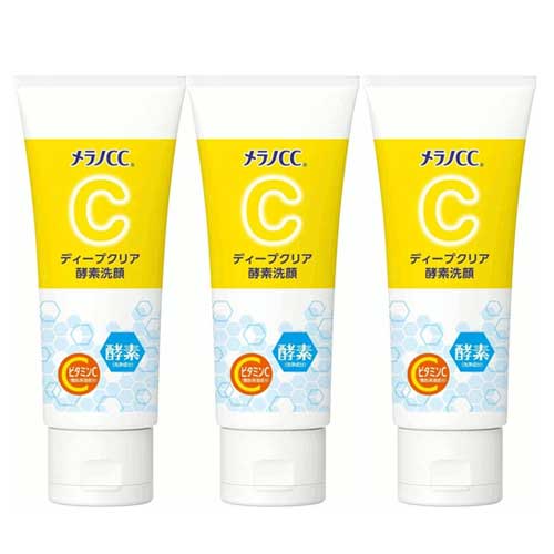 멜라노CC 딥 클렌징 효소 세안 비타민 모공 케어 130g X3개
