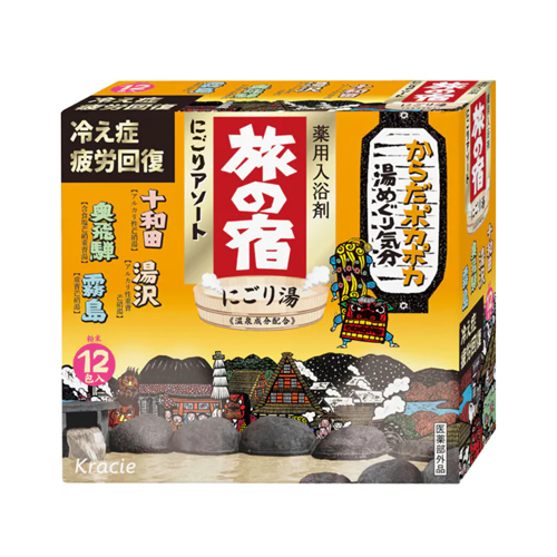 크라시에 타비노야도 니고리 아소트 입욕제 25g x 12포