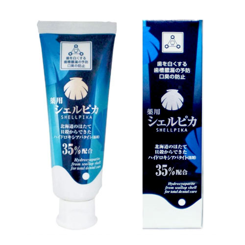 호쿠에이 SHELPIKA 하이드록시아파타이트 치약 80g