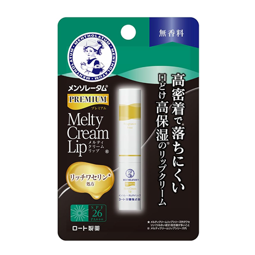 로토제약 멘소레담 프리미엄 멜티 크림 립 무향 2.4g SPF26/PA+++ 자외선 차단 기능