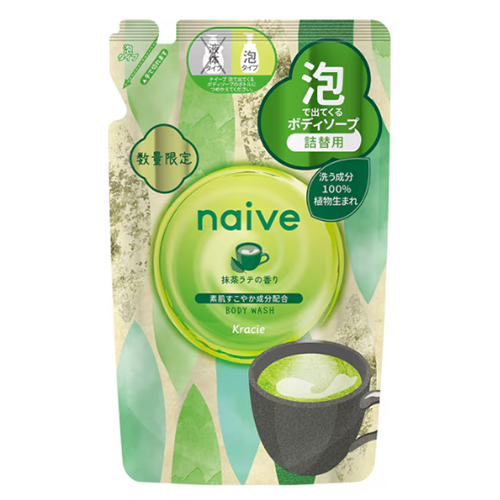크라시에 나이브 거품형 바디소프 말차라떼향 리필용 480ml