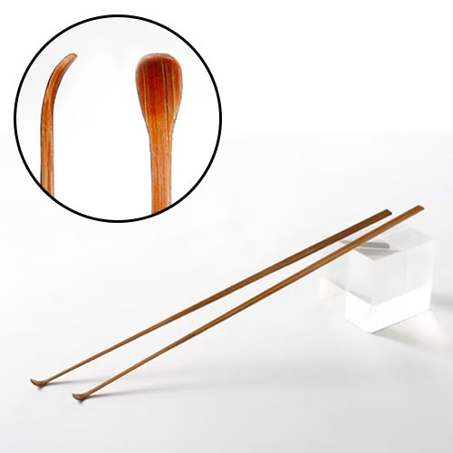 그린벨 장인의 기술 최고급 그을음 대나무 귀이개 2본 세트 G-2153