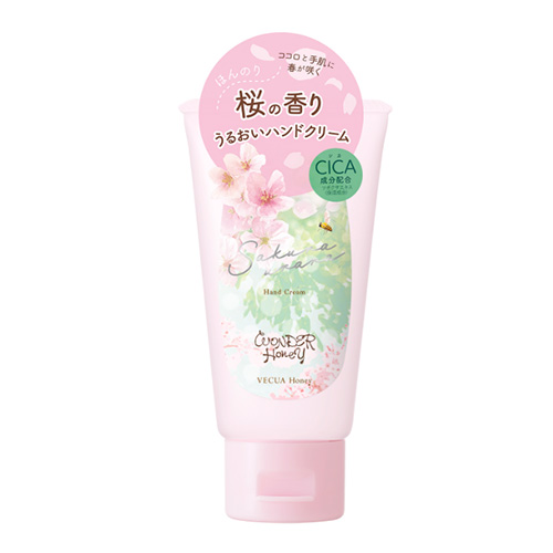 베큐아 허니 VECUA Honey  원더 허니 토로토로 핸드크림 사쿠라 우라라 50g