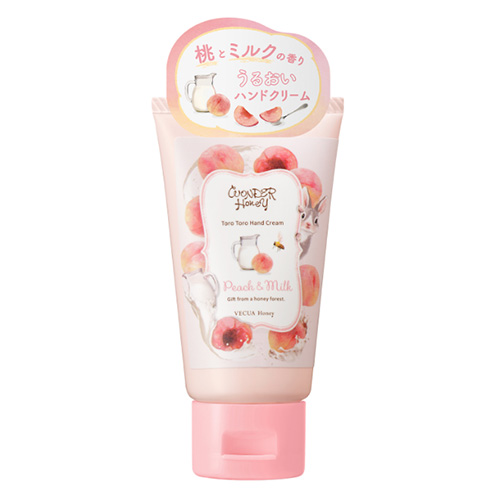 베큐아 허니 VECUA Honey  원더 허니 토로토로 핸드크림 피치 & 밀크 50g