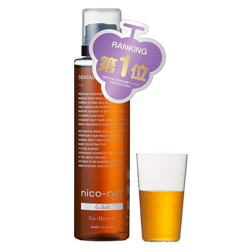 니코닌 키즈 nico-nin for kids 어린이용 마우스워시 200ml(약 1개월 분) 달콤한 포도향