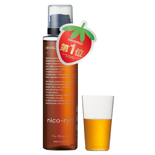 니코닌 키즈 nico-nin for kids 어린이용 마우스워시 200ml (약 1개월 분) 딸기 맛