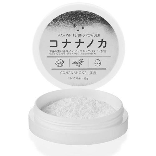 코하루트 코나나노카 화이트닝 파우더 15g 멘톨 레몬향 치약 파우더