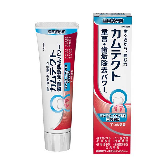 캄텍트 컴플리트 케어 EX 구취 예방 1400ppm 105g 오랄케어 치약