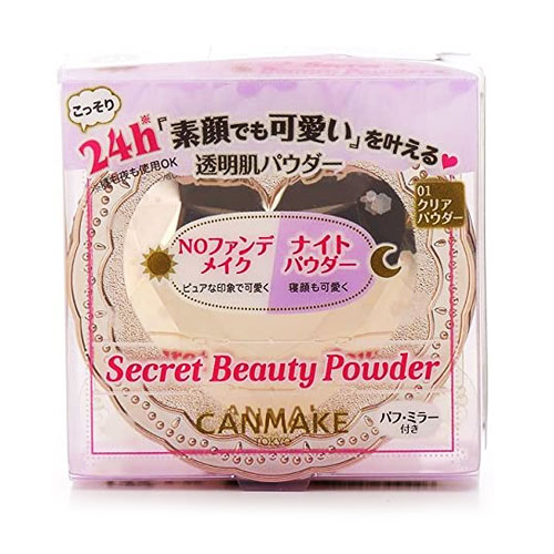 캔메이크 시크릿 뷰티 파우더 24시간 투명 파우더 CANMAKE 