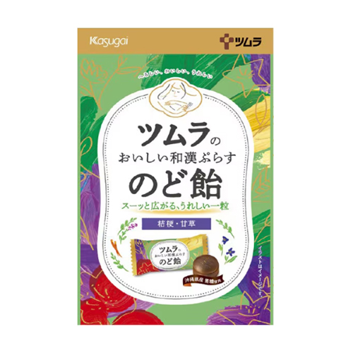 쯔무라 맛있는  플러스 일한 목캔디 49g