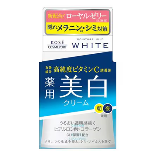 코세 KOSE 모이스처 마일드 화이트 크림 55g [스킨케어 / 의약부외품]