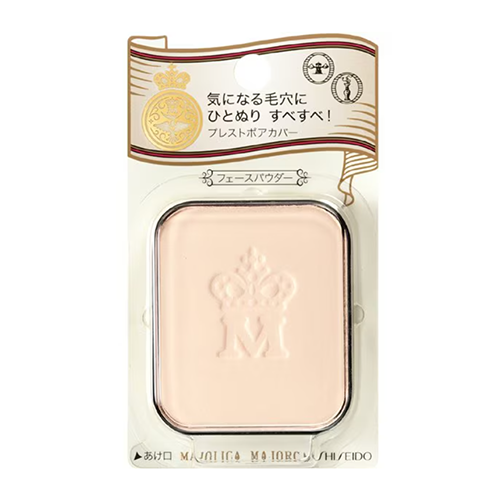 시세이도 MAJOLICA MAJORCA 마조리카 마조르카 프레스티 포어 커버 페이스 파우더 10g (리필)