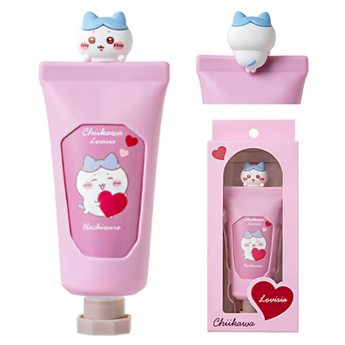 라비지아 Lovisia 한정판 치이카와 마스코트 핸드크림 하치와레 30g