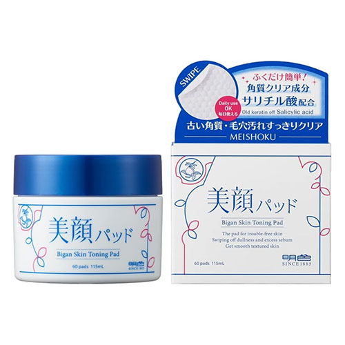 메이쇼쿠 미가오 여드름 케어 약용 토너 패드 60매입 (의약부외품)