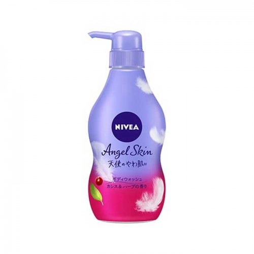 니베아 엔젤스킨 바디워시 액체형 카시스 & 허브향 본체 480ml