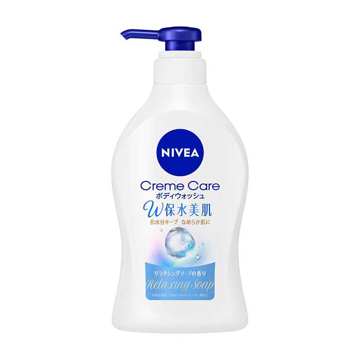 니베아 크림 케어 바디워시 W 보습피부 솝향 펌프형 470ml