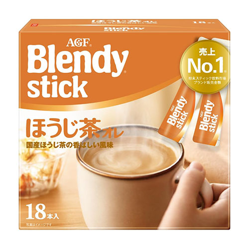 AGF 블랜디 스틱 호지차 오레 18개입 호지차라떼