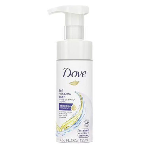 도부 Dove 3in1 메이크업까지 지워지는 거품 세안제 135mL