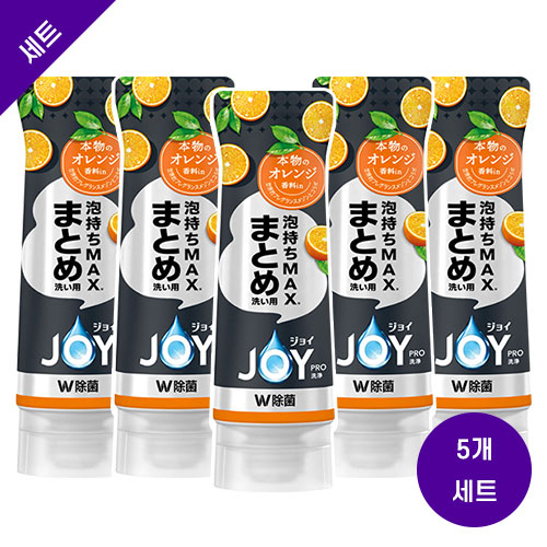 조이 PRO 세정 대량 설거지용 거꾸로 보틀 고급 시트러스 오렌지 향 280ml x5개세트  P&G 재팬