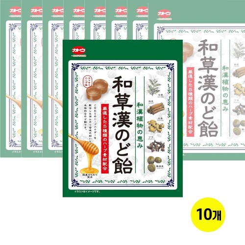 카토세이카 일본 약초 목캔디 54g x10개세트