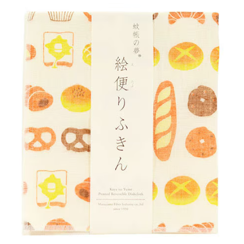 마루야마 행주 프린트 일본 주방 키친크로스 패턴행주 베이커리 1개