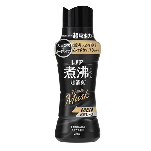 레노아 초고온살균 수준 초강력 소취 항균 비즈 MEN 프레시 머스크 향 본품 420mL