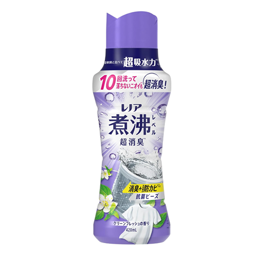 레노아 초고온살균 수준 초강력 항균 비즈  곰팡이 예방 클린 프레시 향 본품 420mL