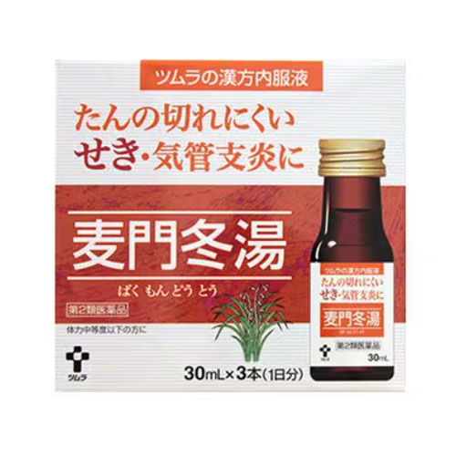 쯔무라 한방 맥문동탕 내복액S 30ml×3병 1일분
