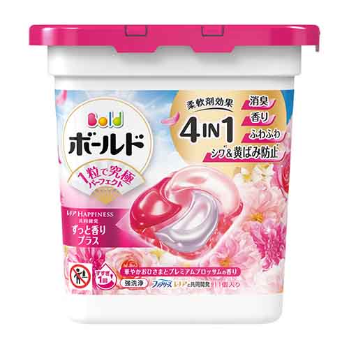 보르도 젤 볼 4in1 핑크 프리미엄  블라썸 향  캡슐세제 11개입 P&G
