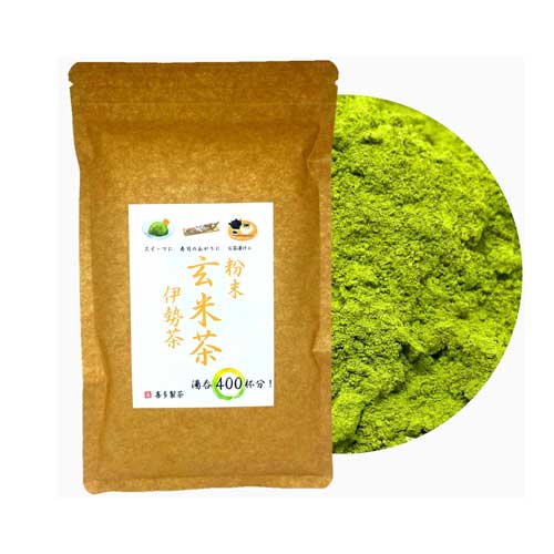 키타 제다 분말 현미차 200g 제과용 오차즈케 초밥 마무리차 약 400잔 분량