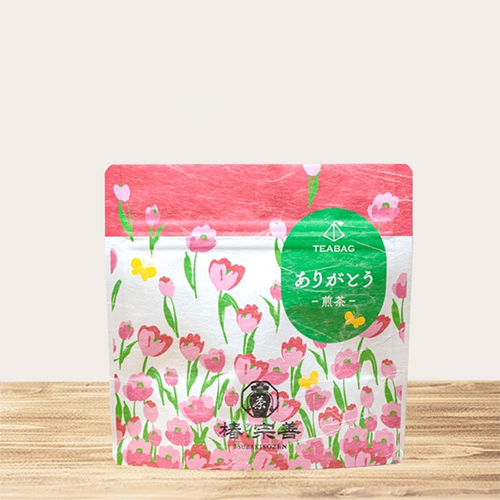 츠바키소젠 감사합니다 부드러운 단맛의 일본 녹차 티백 3g