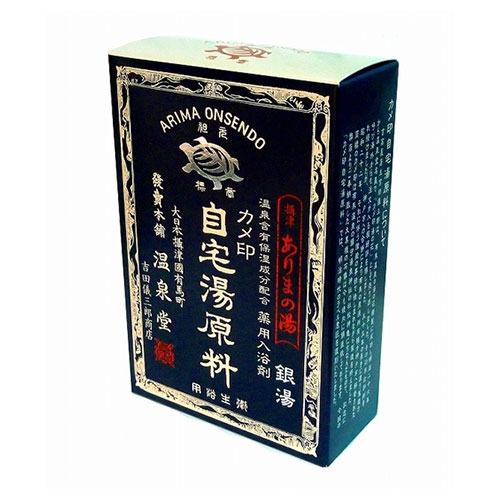 아리마 온천 온천수 함유 카메지루시 약용 입욕제  온천 원료 은탕 5포입 박스
