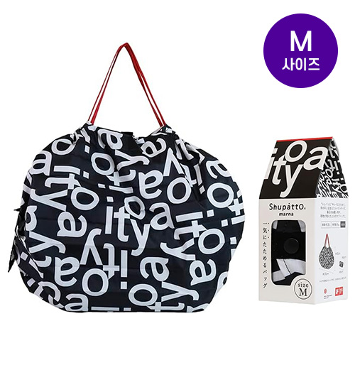 이토야 슈파토 컴팩트 백 M (블랙) 긴자 이토야 콜라보 제품