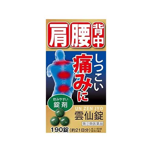 운선정 190정【지정제2류의약품】　한방정제약 사십견 오십견