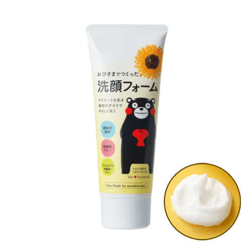 구마모토현 쿠마몽 오히사마에서 만든 세안 폼 e 120g (저자극)