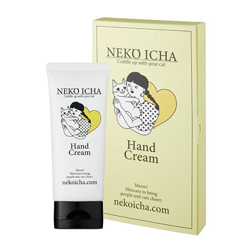 고양이 스킨십 핸드크림120 g  마타타비 함유 고양이에도 사람에게도 좋은 향기 NEKO ICHA