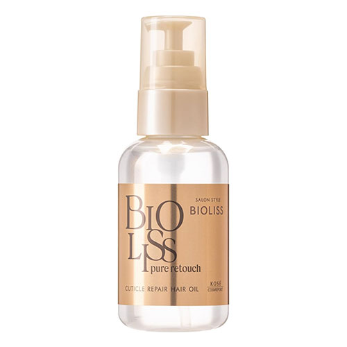 코세 BIOLISS 비오리스 퓨어 리터치 큐티클 리페어 헤어 오일 80mL